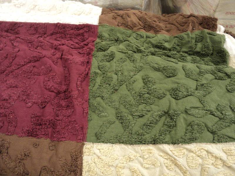 Full size chenille bedspread...