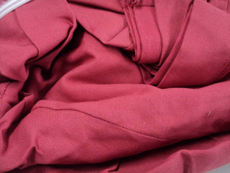 Modern Living red chair slipcover...