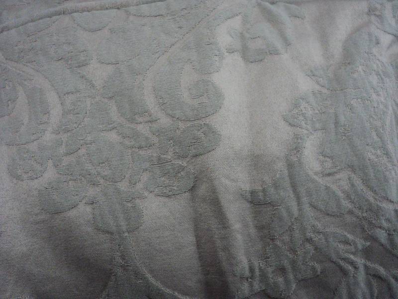 Brocade beige chair slipcover...