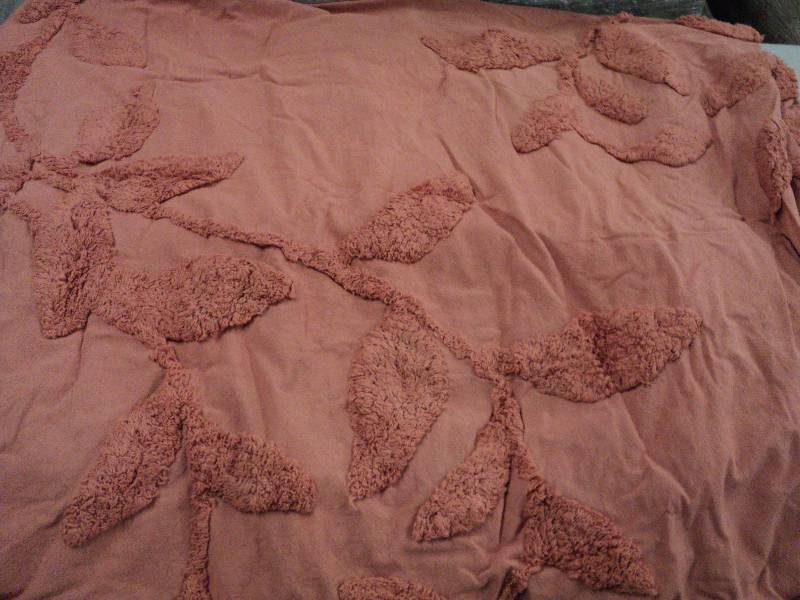 Florescent Clay twin bedspread...