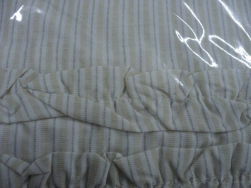 Can-Can natural shower curtain...