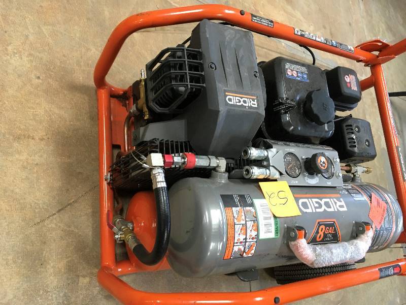Ridgid Zero Gravity 8 Gal Gas Power Air Compressor compressor it works however pump needs to be replaced