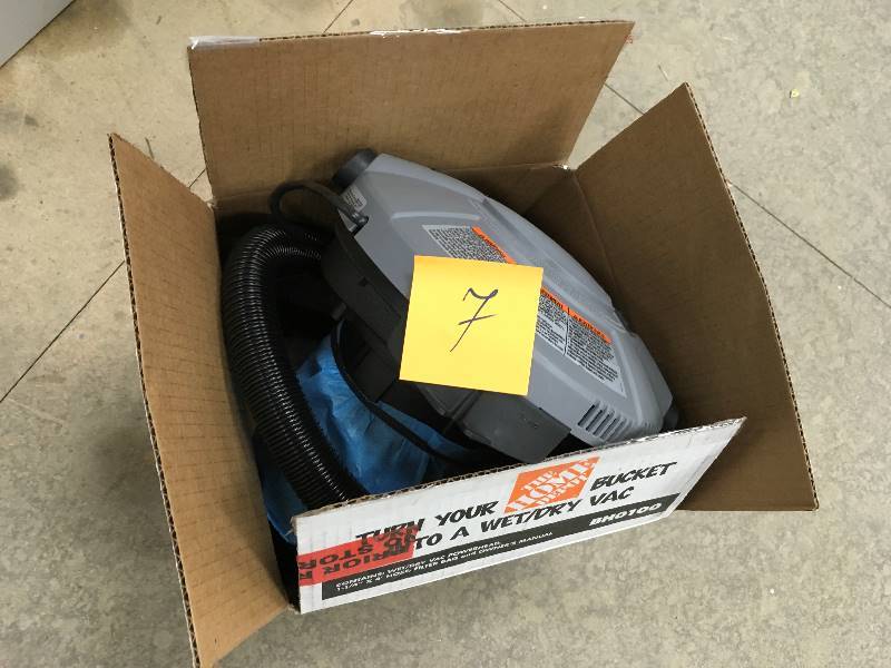Bucket Head 5 Gal 1.75 Peak HP Wet Dry Vac In working conditions
