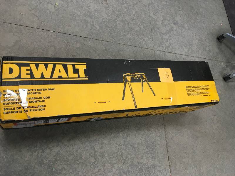 DeWalt Heavy Duty Work Stand with Miter Saw Mounting Brackets not used