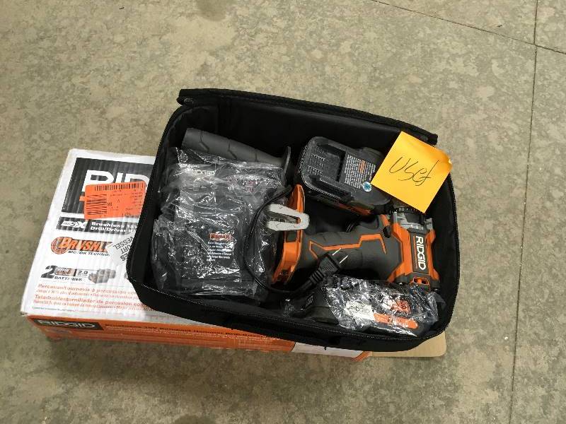 RIDGID  Brushless Hammer Drill open bo not used