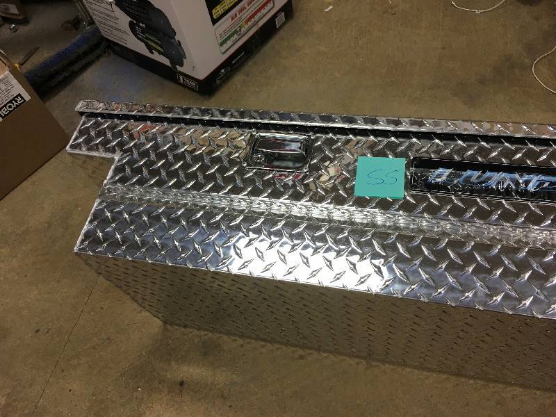 lot 55 image: Lund 60 in. Cross Bed Truck Tool Box Not used