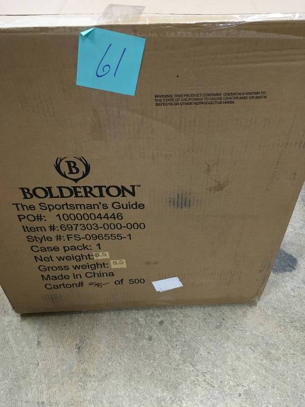 lot 61 image: Bolderton 360 Comfort Swivel Hunting Blind Chair with Armrests