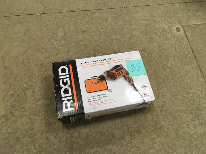 lot 88 image: Ridgid 8 Amp 38 in. Corded DrillDriver