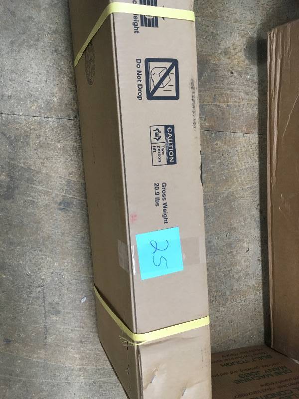 lot 25 image: Husky 52in. Pegboard Back Wall for Tool Cabinet, Black Open box never used