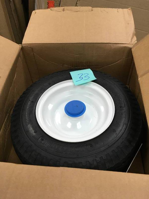 lot 33 image: Martin Wheel 480400-8 LRB Tire and Wheel in good conditions
