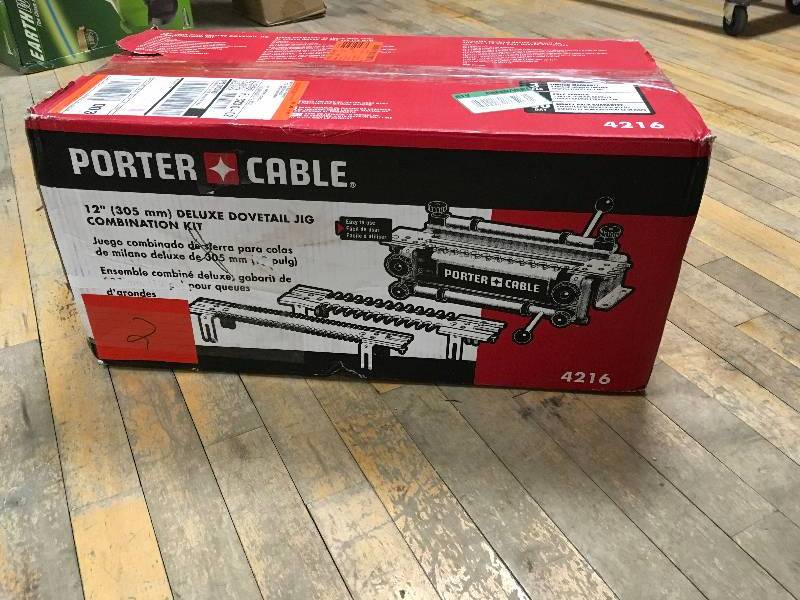 Porter-Cable 12 Deluxe Dovetil Jig Combination Kit Open box never used