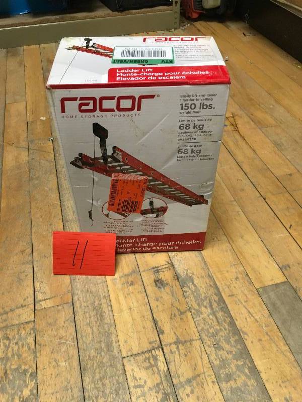Racor 150lb. Ladder Lift Open box never used