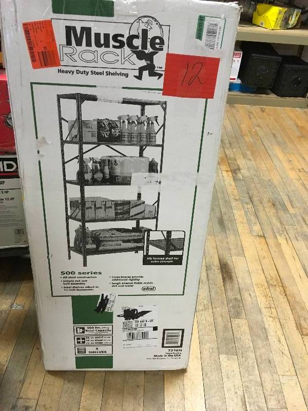 Edsal Steel Commercial Shelving Unit Open box never used