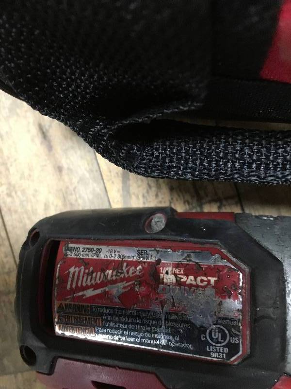 Milwaukee M18 18V 14 Hex Impact Driver Kit In working conditions