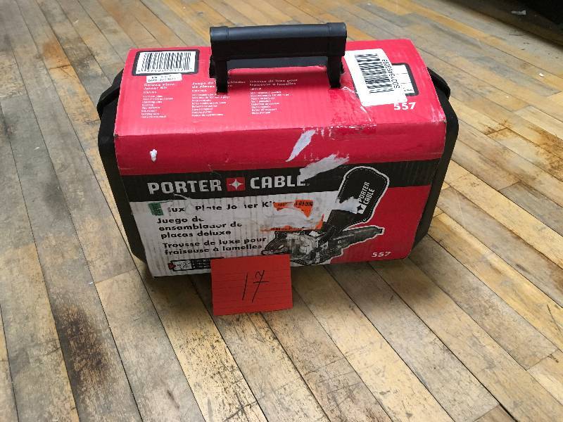 Porter-Cable Deluxe Biscuit Jointer, Model 557 Open box never used