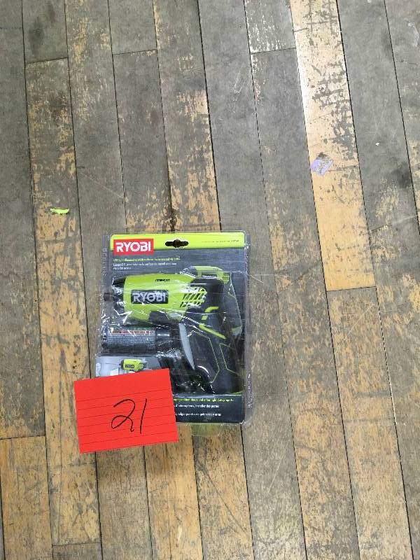 Ryobi 4-Volt Screwdriver Kit Open box never used