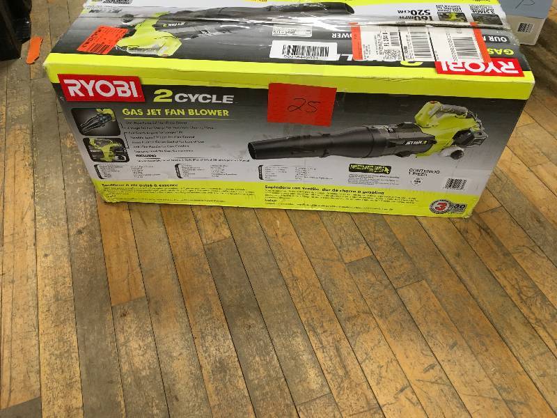 Ryobi 2 Cycle Gas Jet Fan Blower Open box never used