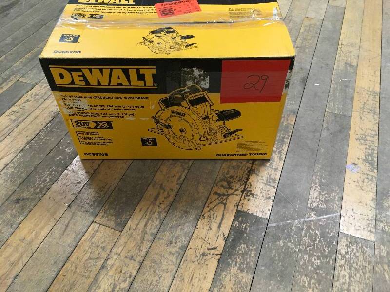 DeWalt 20V Max XR 7-14 Circular Saw with Brake- ( Tool Only) Open box never used