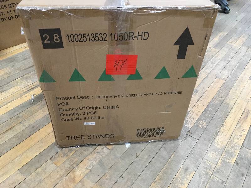 Decorative Tree Stand up to 10 ft. Tree Open box never used