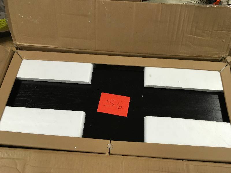 Hampton Bay Cedarstone 29 in. 3-Element Infrared Electric Fireplace in Black Open box never used