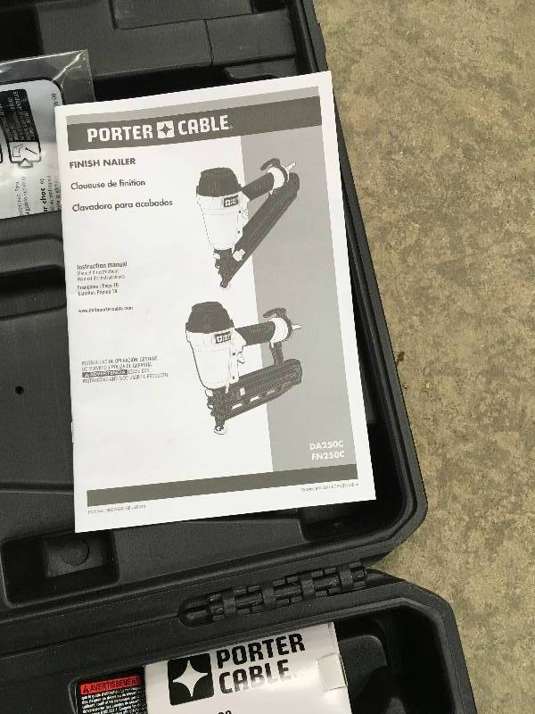 Porter-Cable FN250C Finish Nailer In working conditions