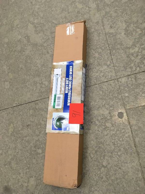 Global Door Controls 32 in Aluminum Exit Bar Open box never used