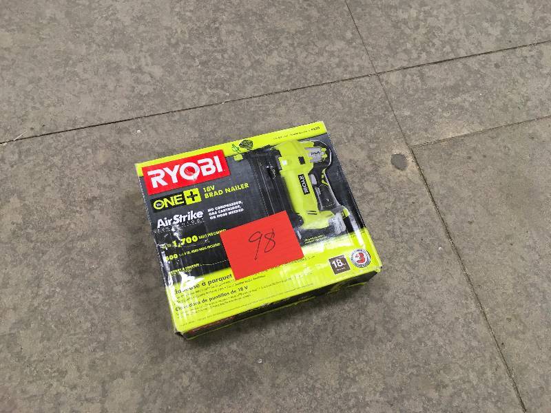 Ryobi One 18V 18 Gauge Brad Nailer In working conditions