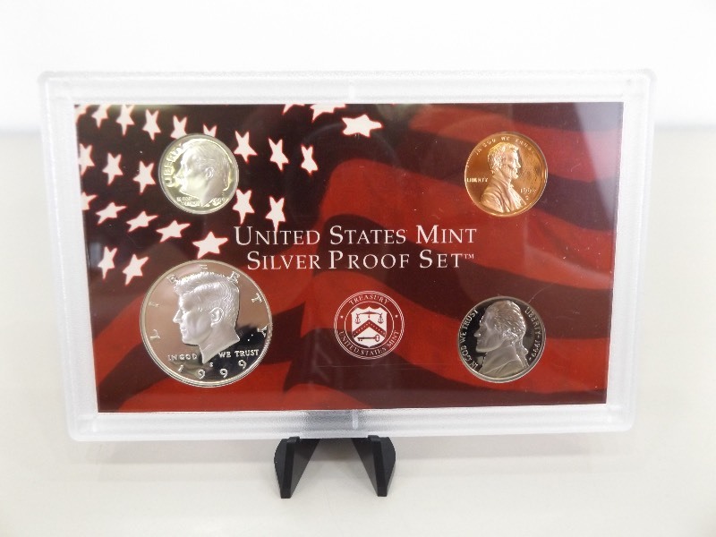 lot 30 image: 1999 US Mint 90% Silver Proof Set