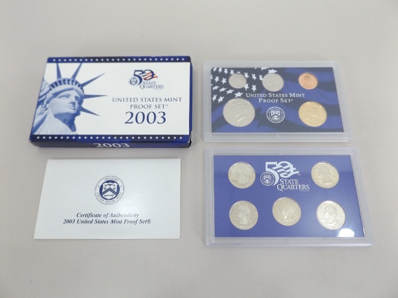 lot 37 image: 2003 US Mint Proof Set 