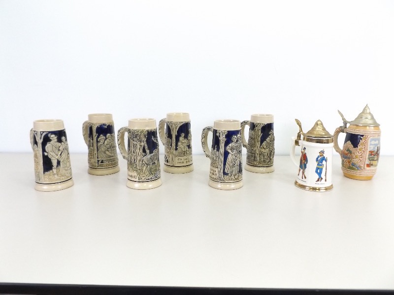 lot 42 image: Lot of Vintage German Steins