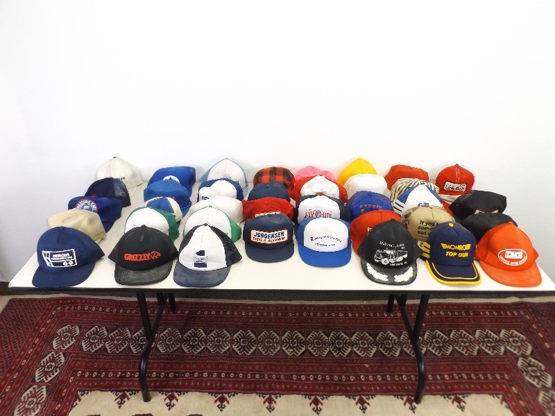 lot 49 image: Large Collection of Vintage Trucker Hats