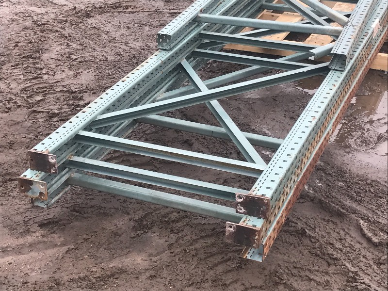 lot 3 image: Lot Of (4) Commercial Pallet Rack U...