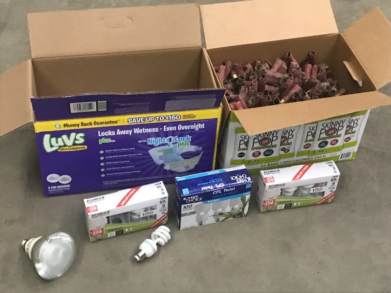 lot 28 image: Lot Of Box Full Of Vintage Empty S...