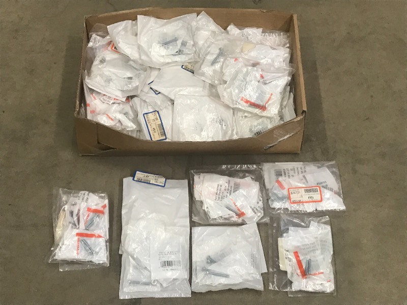 lot 37 image: Box Full Of Assorted New Hardware, ...