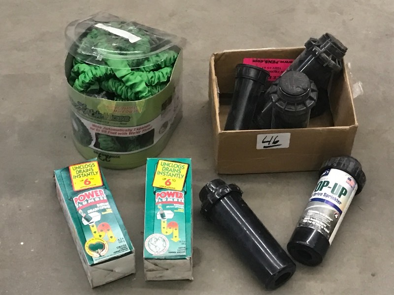 lot 46 image: Lot Of Flexible Water Hose, Sprink...