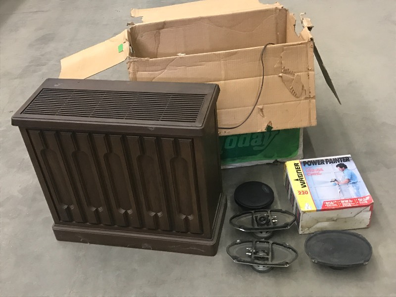 lot 48 image: Lot Of Car Speakers, Power Painter...