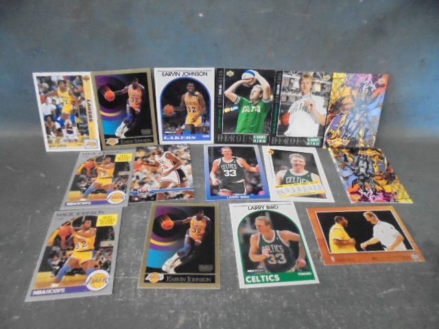 Magic Johnson and Larry Bird Basketball Cards