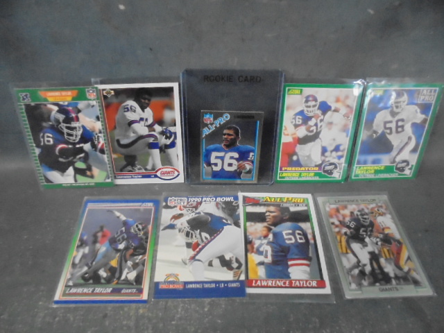 Lawrence Taylor Football Cards with Topps Rookie Sticker