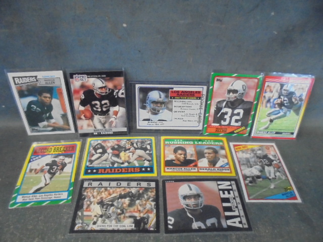Marcus Allen Football Cards with Rookie Card