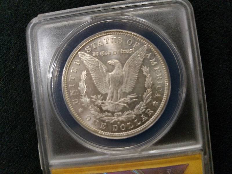 1879 S Morgan Silver Dollar, Graded...