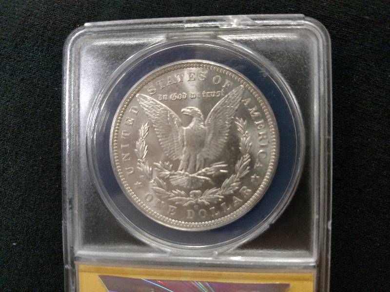 1883 O Morgan Silver Dollar, Graded...