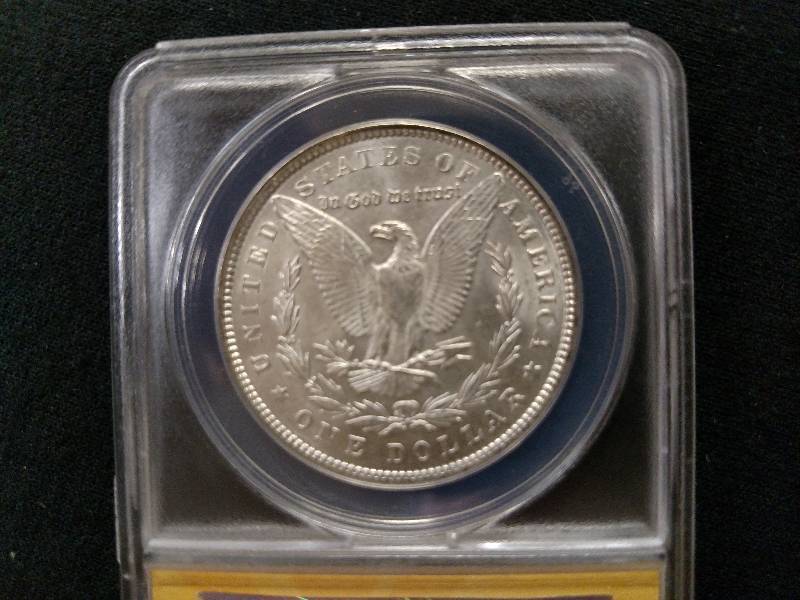 1889 Morgan Silver Dollar, Graded M...