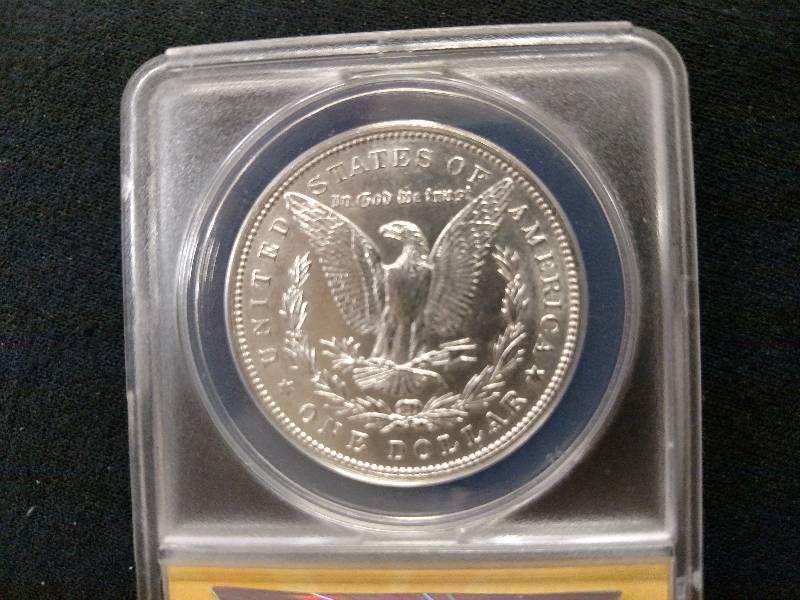 1889 Morgan Silver Dollar, Graded M...