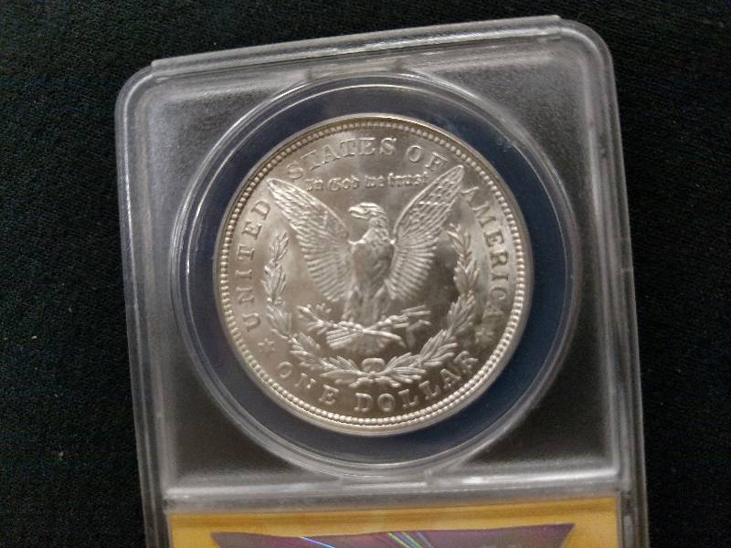 1921 Morgan Silver Dollar, Graded M...