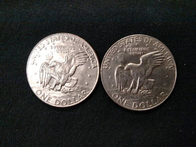 1974 D & 1978 Eisenhower Dollars...