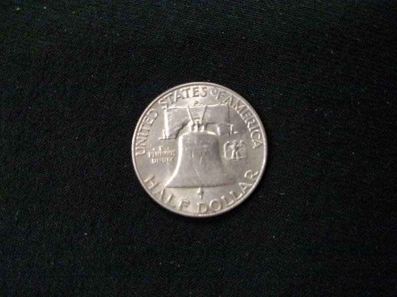 1953 D Franklin Silver Half Dollar...