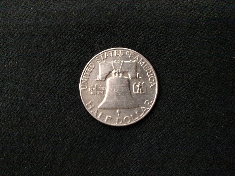 1960 D Franklin Silver Half Dollar...