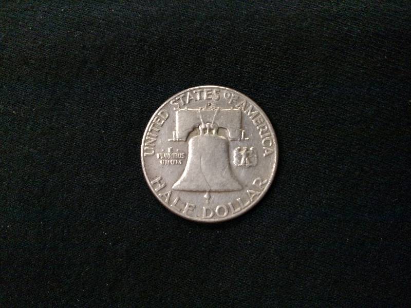 1962 D Franklin Silver Half Dollar...