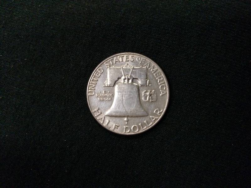 1963 D Franklin Silver Half Dollar...