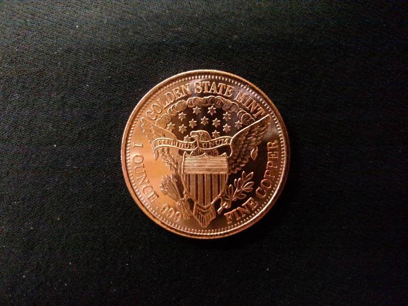 Liberty One Ounce .999 Fine Copper ...